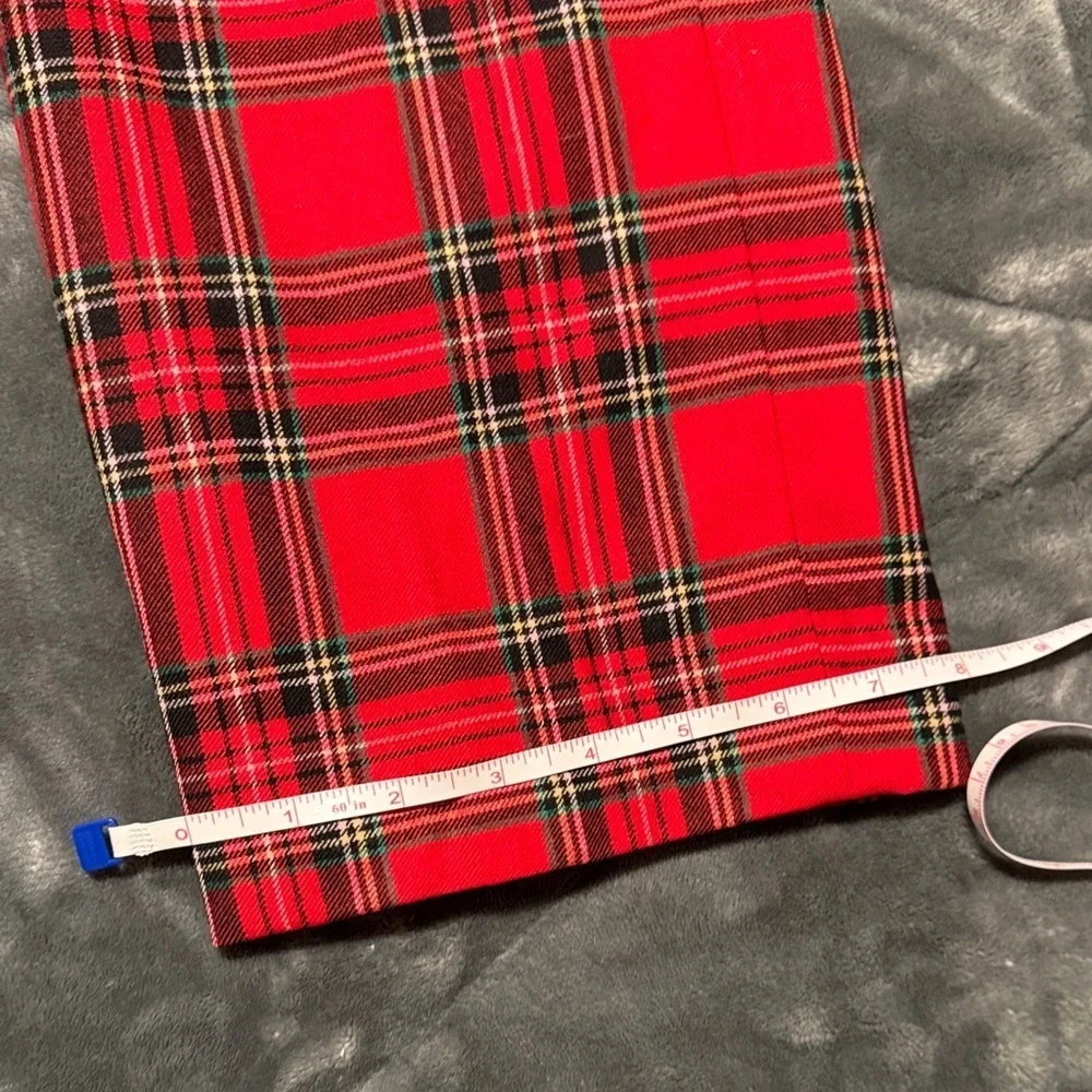 J. Crew Red Plaid Women's Pants
